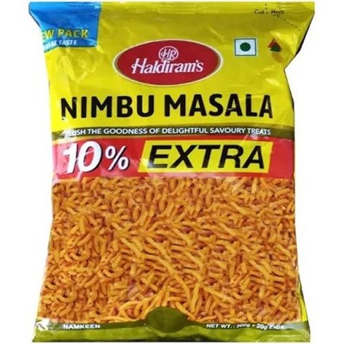 200 Gram Crispy And Crunchy Spicy Taste Food Grade Nimbu Masala Namkeen