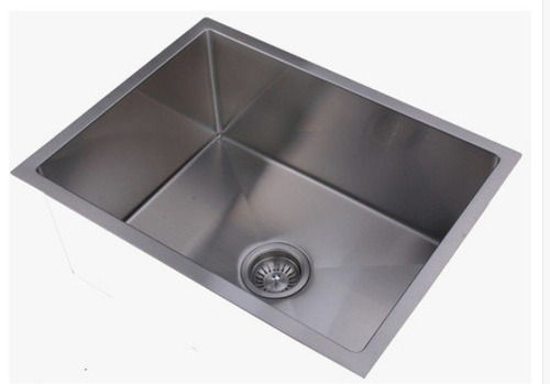 24x18x10 Centimetre Rectangular Stainless Steel Glossy Finished Kitchen Sink 