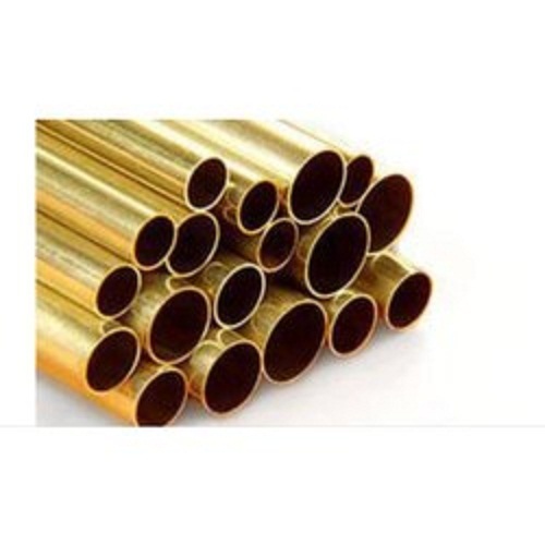 4 Meter Golden Color Seamless Blender Pipes - Brass Material, 6.35mm Outer Diameter, 23 Gauge Thickness | Alloy, Cold Drawn, Corrosion Resistant, Rust Free