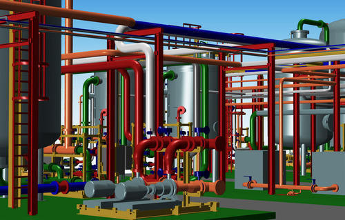 Steel Mechanical Chemical Industries Piping Projects, For Standard