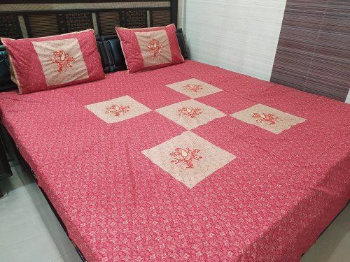 Embroidery Double Bed Sheet