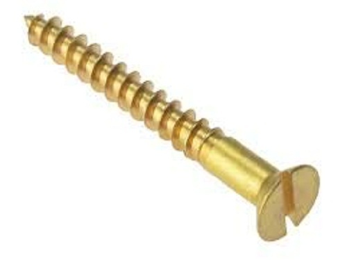 Corrosion And Rust Resistant Golden Color Brass Screw