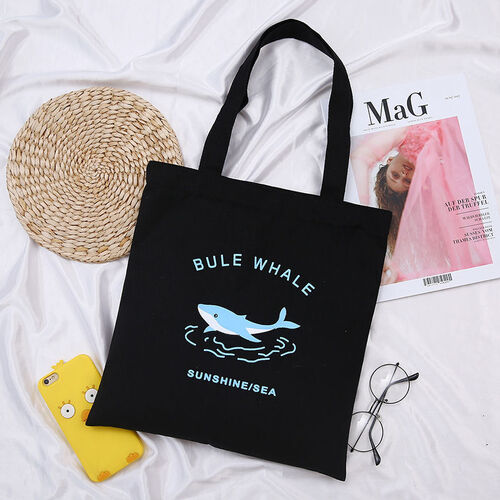 Korean Version Simple Casual Canvas Bag For Primary And Secondary School Students
