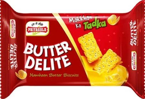 Rectangular Sweet Yummy Tasty Namkeen Butter Delite Biscuit  Fat Content (%): 4.2 Grams (G)