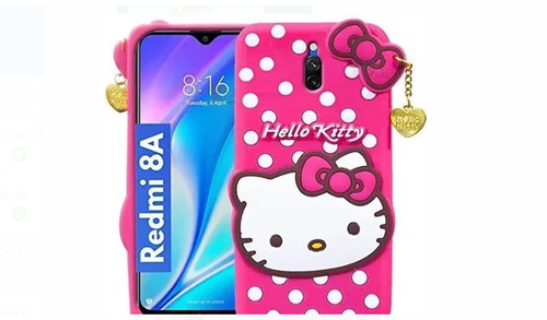 Redmi 8a Mobile Phone Case In Rectangular 1 Mm Thick Trending And Stylish Plastic - Plastic, 1 Mm Thickness, Pink Color | Lightweight, Customizable Design, Fits Redmi 8a Perfectly