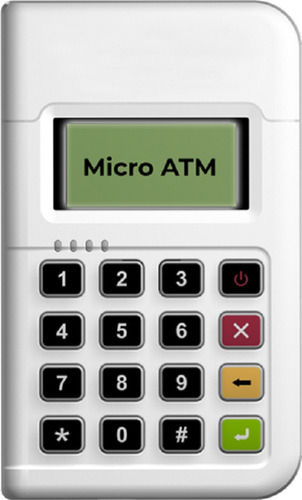 Safe Secure Accept All Debit And Card Handheld White Micro Swipe Machine Dimension(L*W*H): 4-5 Inch (In)