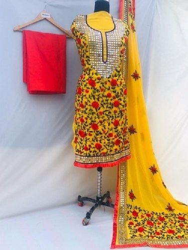 VPH Straight Phulkari Handwork Punjabi Suits