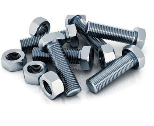 Mild Steel Nut Bolts - 8 x 30 mm, 3 Inch Round Head | Rust Free, Durable, High Quality, Silver Finish, 12 Grams