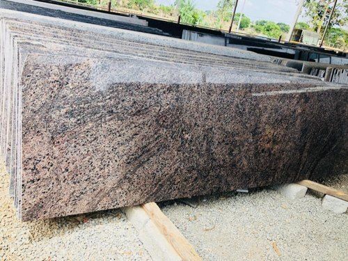 P White Granite Slab, For Flooring, Thickness: 15-20 mm