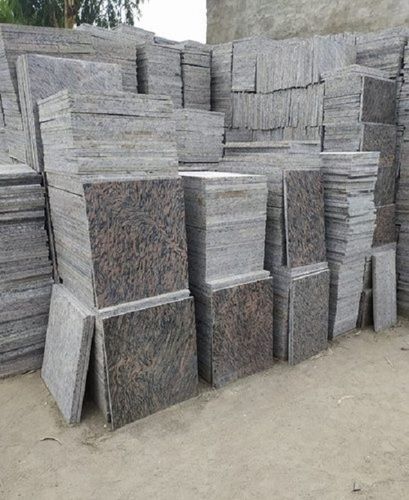 Polished Ten Brown Granite Tiles, For Flooring, Thickness: 15-20 mm