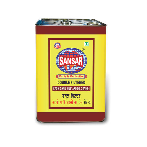 Reduces Inflammation Sansar Black Kachi Ghani Mustard Oil