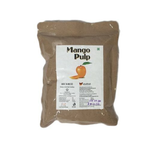 29 Percentage Carbohydrate Per 100Gm Good Quality 500Gm Mango Pulp Packaging Bag at Best Price