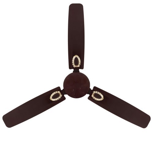 Anti Rust Attractive And Elegant Look Three Blade Designer Brown Ceiling Fan Blade Diameter 46