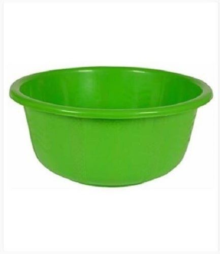 Long Lasting Light Weight Unbreakable Leak Resistance Round Green Plastic Tub