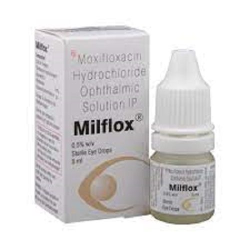 Milflox Eye Drops, Preventing The Infection-Causing Bacteria'S Growth, Reduce Such As Pain, Redness Age Group: Adult