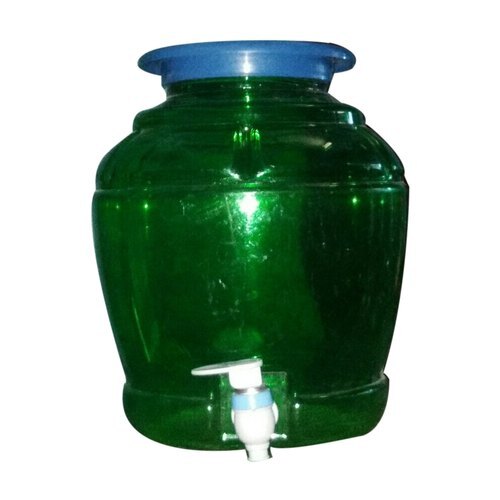 Plastic Green Water Jar Dispenser, Capacity 10 Litre at Best Price in
