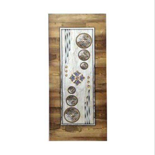 Scratch And Heat Resistance Easy Maintenance Brown Printed Laminated Door