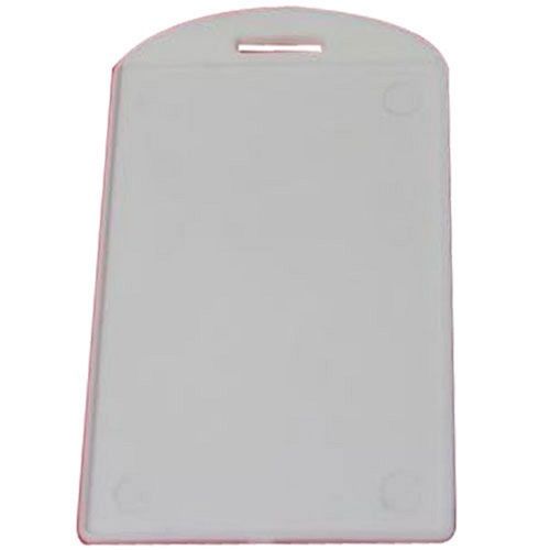 Waterproof Lightweight Transparent Vertical Big Size Plastic Id Card Badge Holder Size: 110Mm*84Mm