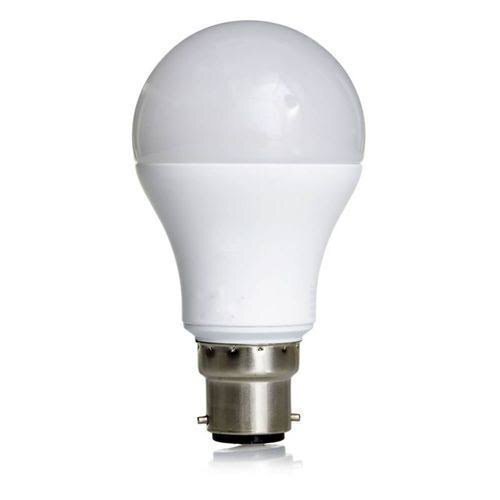 9 Watt Ultra Sleek Round LED Light Bulb - Aluminum Body, White Color, 220V Input Voltage, 50Hz Frequency | Corrosion Resistant, Electric Power Source, Ideal for Home and Hotels
