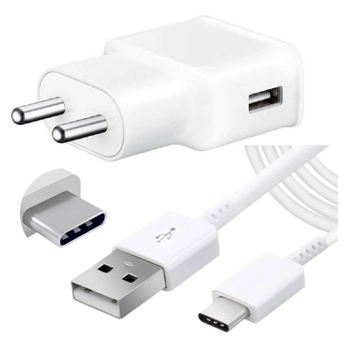 Attractive Designs Plain White Colour USB Mobile Charger for Charging and Data Transfer