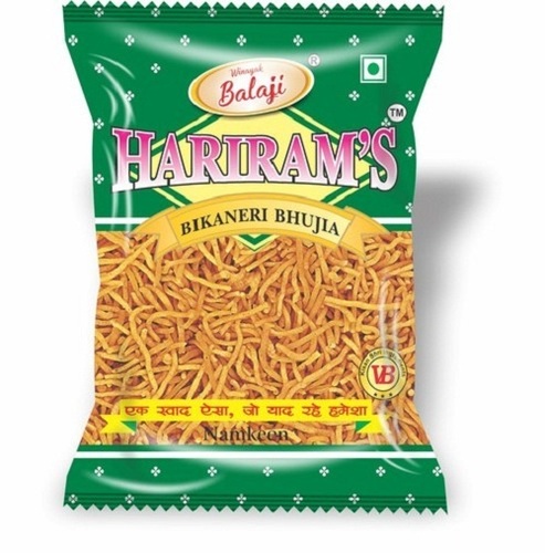Balaji Hariram Bikaneri Bhujia Namkeen 35 Gram Pack - Crispy, Crunchy Snack Made with Besan, 50% Carbohydrates, 29% Fat, 15% Protein | Salty and Spicy Flavor
