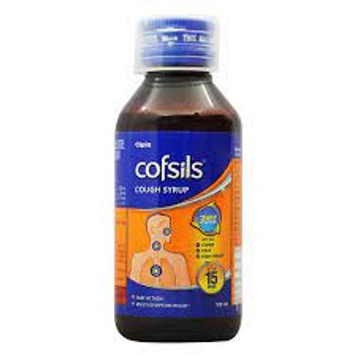 Cofsils Cough Syrup - 100 Ml Liquid Formula, Effective Relief for Cough and Allergy Symptoms, Reduces Mucus, Suitable for Teenagers, Women, and Adults