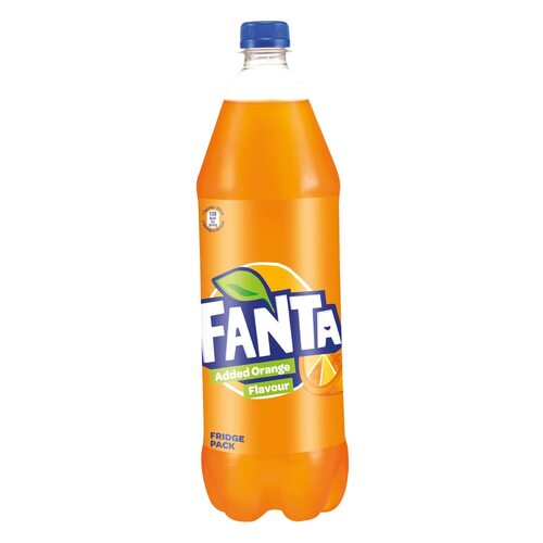 Cold Fizzy With No Added Coloring And Preservatives Orange Fanta Cold Drink - Plastic Bottle, Sweet Taste, Refreshing Energizing Beverage with Dazzling Bubbles