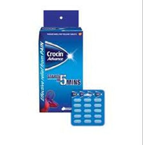 Blue And White Crocin Advance Tablet 650Mg , 10X15 Pack