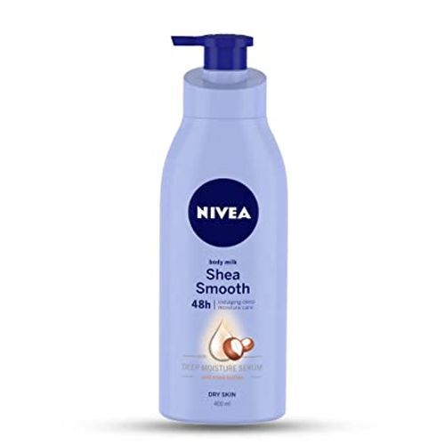 Deeply Moisturises Nivea Shea Smooth Body Lotion For Dry Skin, 600 Millilitres - 600ml Non Greasy Cream, Long Lasting, Easy To Spread, Smudge Proof, Suitable For All Skin Types