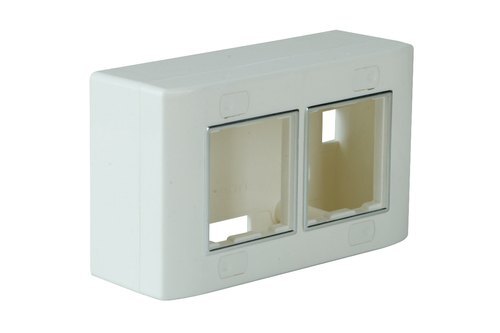 Electrical Weight Plastic Electrical Switch Board - 8x8 Inch, White | Easy To Install, Easy To Use, Shock-Proof, Good Quality, Safety Tested, 220 Volt