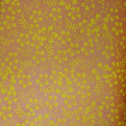 Brown And Yellow Friendly Biogradable Easily Decompose Floral Printed Non Woven Fabric