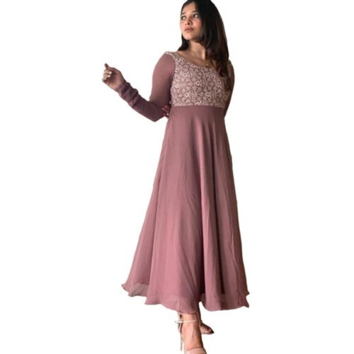 Indian Handwash Type Anarkali Ladies Suits