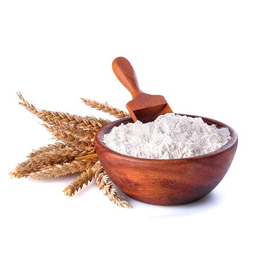 Healthy And Dietary Fibers Natural Pure Soft White Whole Wheat Flour, 1 Kg - Food Grade, 1% Fat, 10g Protein, 76g Carbohydrate, 12-14% Moisture Content