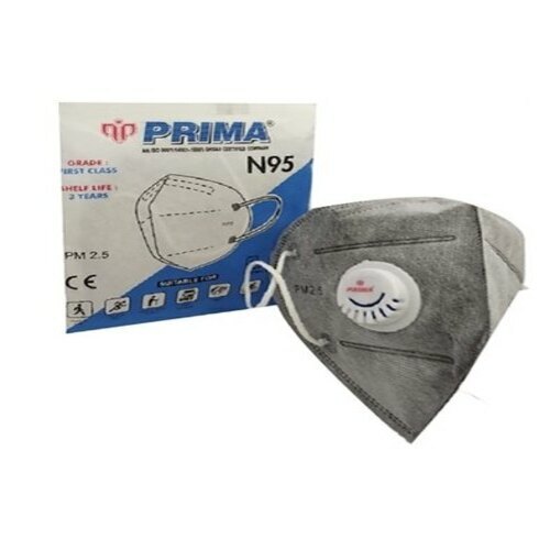 Grey High-Quality Fabric Capable Of Protecting Against Small Contaminated N95 Mask