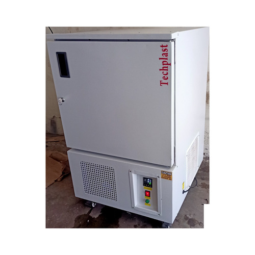 Laboratory Deep Freezer - 100 kg Loading Capacity, 230V Power Supply, White Color | Features Automatic Defrost, 1 Year Warranty
