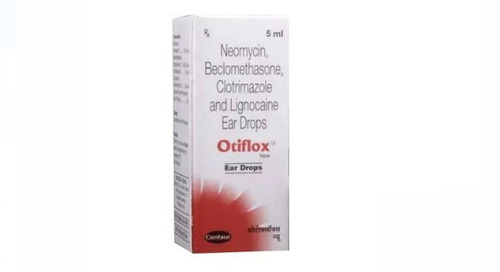 Neomycin, Beclomethasone, Clotrimazole And Lignocaine Ear Drops, 5ml