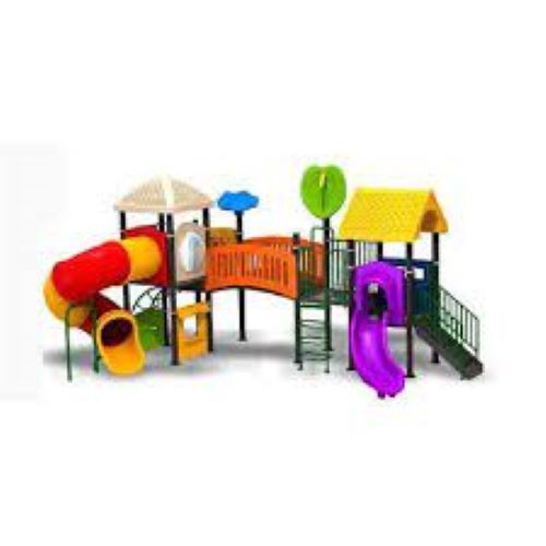 Outdoor Playground Set - FRP and Metal, Fixed Rotary with Capacity for 5-8 Kids, Customizable Multicolor Design, Multi-Functional for Gardens and Parks