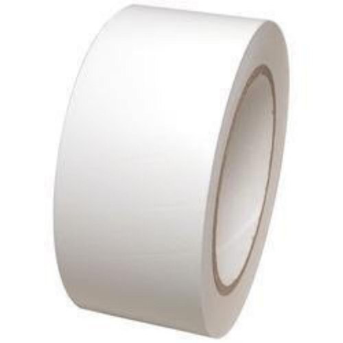 Plain White BOPP Self Adhesive Tapes - 36 to 42 Microns Thickness, Waterproof, 1 to 6 Inch Width | Single Side Adhesive, 65 to 150 Meter Length