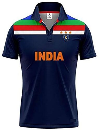 Pure 100% Cotton Blend Short Sleeves V Neck Regular Fit Men Sports Jersey Age Group: Adults