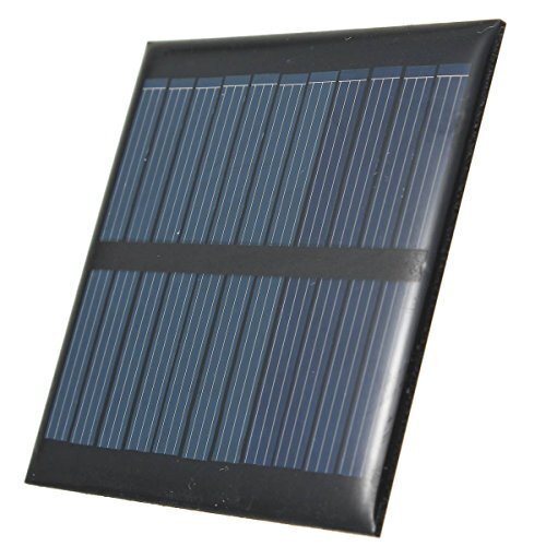 Rectangular Black Mini Solar Panel
