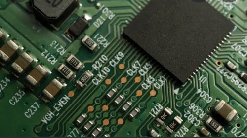 Surface Mount PCB Assembly - Double Sided Rectangular Electronics Board , Green Base Color