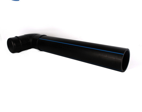 Unbreakable Leak Resistant Male Connection Round HDPE Plastic Pipes - 4-7 Feet Length, Black Color , High-Pressure Resistance, Lightweight and Easy to Install