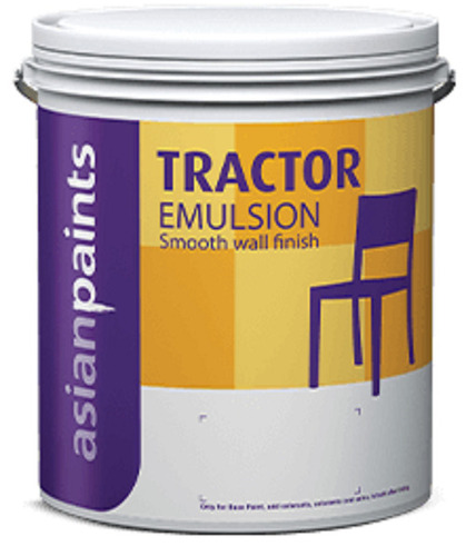 Semi-Automatic Weather Resistant Matt Gloss Asian Paints Tractor Emulsion Smooth Wall Finish