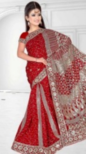 Red Color Wedding Sarees For Women