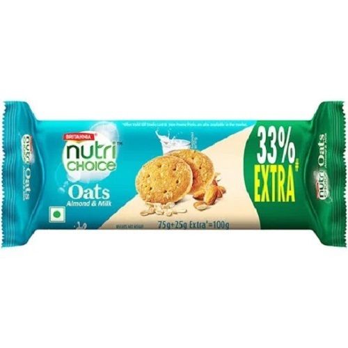 100 Gram 9% Fat Content Crispy And Sweet Nutri Choice Biscuits