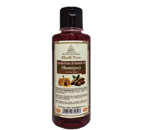 210 Ml Khadi Pure Honey And Almond Herbal Oil Shampoo