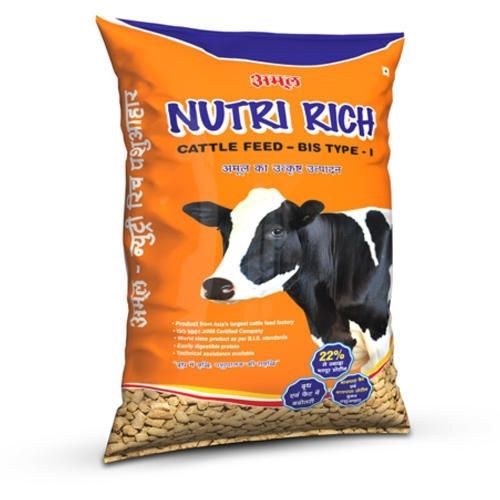 Ajanta Rich In Protein With High Nutrients Calcium And Dietary Fiber Maize Oil Amul Nutri Cattle Feed