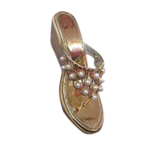 Comfortable Durable Long Lasting Party Wear Ladies Beaded Sandal