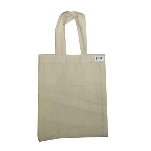 Handled 8x10 Inch Cotton Carry Bags For Shopping