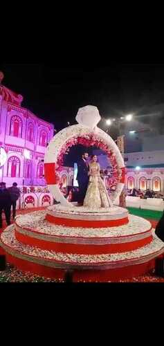 Multi Color Moving Wedding Stage For Jaimala Function